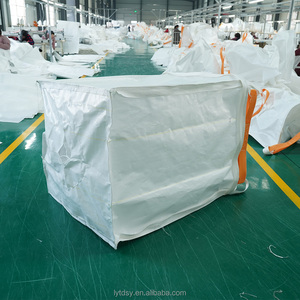 Sac de stockage pour déchets de construction, sac en polypropylène tissé robuste pour <span class=keywords><strong>ciment</strong></span> et <span class=keywords><strong>gravier</strong></span>, <span class=keywords><strong>Big</strong></span> <span class=keywords><strong>Bag</strong></span> Fibc à 4 boucles de levage - Product Image 4