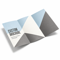 Brochures marketing pliées en couleur, profils d'entreprises, catalogues, promotion de la marque, impression de brochures personnalisées