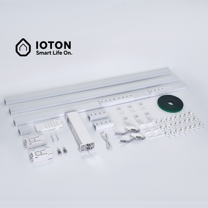 Kit de rideau motorisé DIY pour rail <span class=keywords><strong>Somfy</strong></span> série 82, moteur en aluminium RS485 5 fils, contact sec, pilote électrique 1.8N pour projets hôteliers - Product Image 6