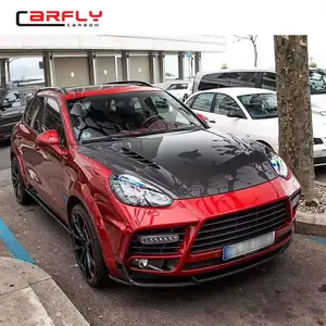 用于 cayenne 958.2 前保险杠后扩散器的高品质车身套件 2015-2018