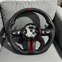 Volant en cuir et fibre de carbone de performance adapté aux BMW E92 E90 E70 E71 F10 F20 F30 F22 F45 F06 F12 F13 F02 M3 M5 F40