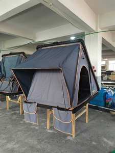 Yaz sezonu sert kabuk çatı üst çadır araba RV 2-Person kapasiteli ek gölgelik tente düz destek tek katmanlı Polyester - Product Image 5