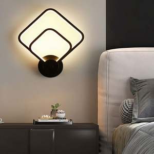 Lámpara de pared curva acrílica creativa y moderna, candelabro de pared de serpiente Led nórdico, lámpara de pared LED de serpiente para decoraciones de Hotel y hogar, accesorio de iluminación - Product Image 2