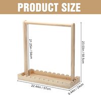Porte-vêtements en bois pour bébé, avec cintres et boîte de rangement, idéal pour la chambre de bébé, panier de cadeaux pour nouveau-né