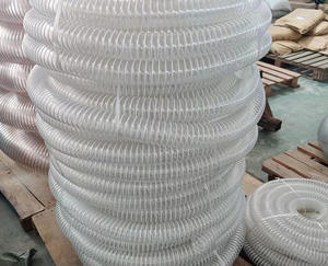 مع نصف قطر انحناء صغير وخرطوم غبار صناعي فراغي تلسكوبي أنبوب تهوية من أسلاك الفولاذ من كلوريد البولي فينيل - Product Image 5