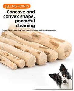 Прямая Продажа с завода, натуральные жевательные игрушки для собак, экологически чистые полностью разлагаемые палочки для прорезывания зубов, органические жевательные палочки для собак - Product Image 6