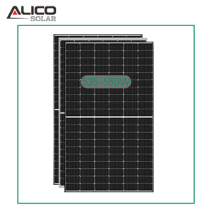 แผงโซลาร์เซลล์ HJT Solar 670-700 วัตต์ แบบกระจกสองชั้น กำลังไฟ 50 กิโลวัตต์ สำหรับโรงไฟฟ้าพลังงานแสงอาทิตย์ ชนิด N-Type PERC Topcon แบบฮาล์ฟเซลล์ 580 วัตต์ โมโนคริสตัลไลน์ - Product Image 2