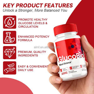 Complément alimentaire Blood Balance 600MG, soutient le métabolisme, des niveaux sanguins sains, gestion naturelle du poids, GlucoBio Blood Balance - Product Image 4