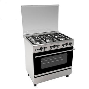 Estufa <span class=keywords><strong>de</strong></span> <span class=keywords><strong>Gas</strong></span> Independiente <span class=keywords><strong>de</strong></span> 6 Placas con <span class=keywords><strong>Horno</strong></span>, Dos Quemadores, Dos Placas Eléctricas Calientes, Acero Inoxidable, Autolimpiante, para Uso Doméstico <span class=keywords><strong>y</strong></span> Exterior - Product Image 2