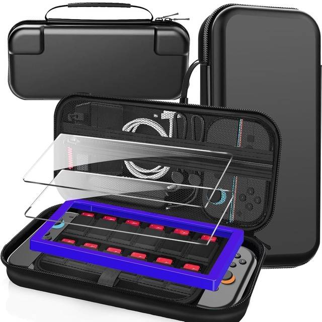 Hard Shell Custom Eva Carry Case for Nintendo Switch-Protective Storage with Customized Color & Logo CNCY Brand Model CNCY-254