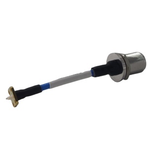 Kabel Jumper Koaksial RF Semi-fleksibel RG402 100mm.141'' (3.94 inci), Konektor CINCH N Female Jack Bulkhead, untuk Pengujian - Product Image 5