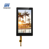 Pantalla táctil capacitiva CTP con interfaz USB I2C de resolución 720x1280 de 5 pulgadas personalizada