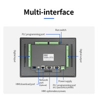 Controlador de temperatura y humedad integrado Hmi Plc de 10 pulgadas, controlador lógico programable de, PLC todo en uno