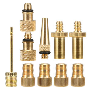 Kit d'adaptateurs de <span class=keywords><strong>valve</strong></span> de vélo, convertisseur de <span class=keywords><strong>valve</strong></span> de pneu de vélo, adaptateur de <span class=keywords><strong>valve</strong></span> <span class=keywords><strong>Presta</strong></span> vers <span class=keywords><strong>Dunlop</strong></span> <span class=keywords><strong>Schrader</strong></span> vers <span class=keywords><strong>Presta</strong></span>, kit de buse d'aiguille - Product Image 1