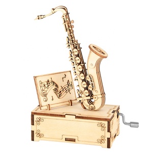 Rompecabezas 3D de Madera, Caja de <span class=keywords><strong>Música</strong></span>, Modelo Difícil, Juguete Educativo Hecho a Mano para Niños de 5 a 7 Años, Unisex, OEM BYH807 - Product Image 1