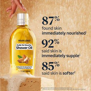 Exfoliante de Almendras Dulces con Ingredientes Orgánicos, Gel de Ducha Perfumado, Limpieza Profunda y Exfoliante para Piel Normal, Fragancia Duradera - Product Image 3
