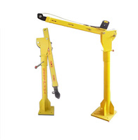 Grue à flèche mobile électrique de 0,5 tonne la plus vendue avec élingue à câble métallique, construction en acier, garantie 1 an