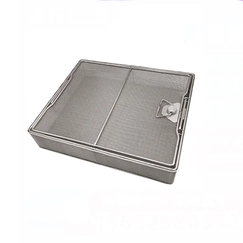 Cestino in rete metallica cestello disinfettante medico 304 acciaio inossidabile argento personalizzabile Tianjin 10 pezzi/cartone master o su misura
