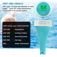 Testeur multi-paramètres (pH/EC/TDS/ORP/CL/température) avec application, instrument intelligent de surveillance de la qualité de l'eau de piscine