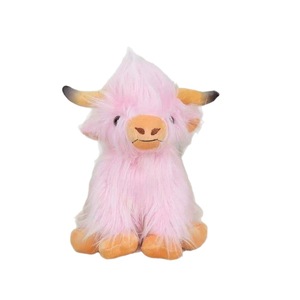 Peluche a forma di mucca Highland rossa con imbottitura in cotone PP, simpatico regalo per dormire e coccolare, per età 14+ anni, misure 11-30 cm - Product Image 5