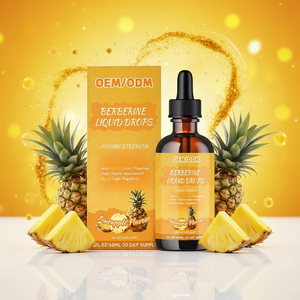 Gouttes de berbérine liquide OEM de haute qualité pour l'amélioration de la santé cardiaque et le soutien de la glycémie pour adultes - Product Image 2