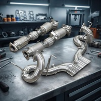 Tuyaux d'échappement haute performance en acier inoxydable 304 pour Acura NSX 3.5T 2016-2022, installation parfaite, performance de course, downpipe