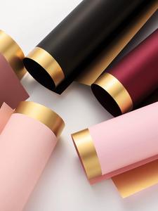 Tùy Chỉnh Kim Loại Màu Matt Bopp Long Lanh Món Quà Đặc Sản Wrapper Nhựa Pearlescent Phim Hoa Giấy Gói Giấy Không Thấm Nước - Product Image 5