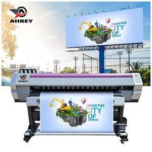 The original factory sells 1.6m 1.8m high standard automatic multi-function large wide-format inkjet friendly solvent printer