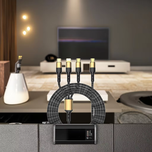 Durable 3 in 1 <b>USB</b> Charger <b>Cable</b> Type C <b>Micro</b> <b>USB</b> 2.0 1.5m Fast Charging Cord 2A - Product Image 3