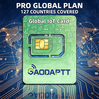Tarjeta SIM IOT GaodaPTT Premium Plan 4G para Walkie Talkie PoC, Radio Bidireccional, Conmutación Automática de Red, Conexión Global