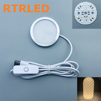 Lampe circulaire à LED pour imprimante 3D, kit de lampe LED 001 5V USB, lumière LED ronde 4000K, kit de lampe LED 001