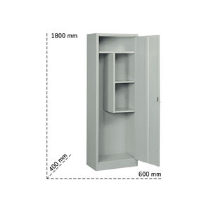 Armoire à balais polyvalente Tecnotelai 600x400x1800mm avec verrouillage à languette - Product Image 2