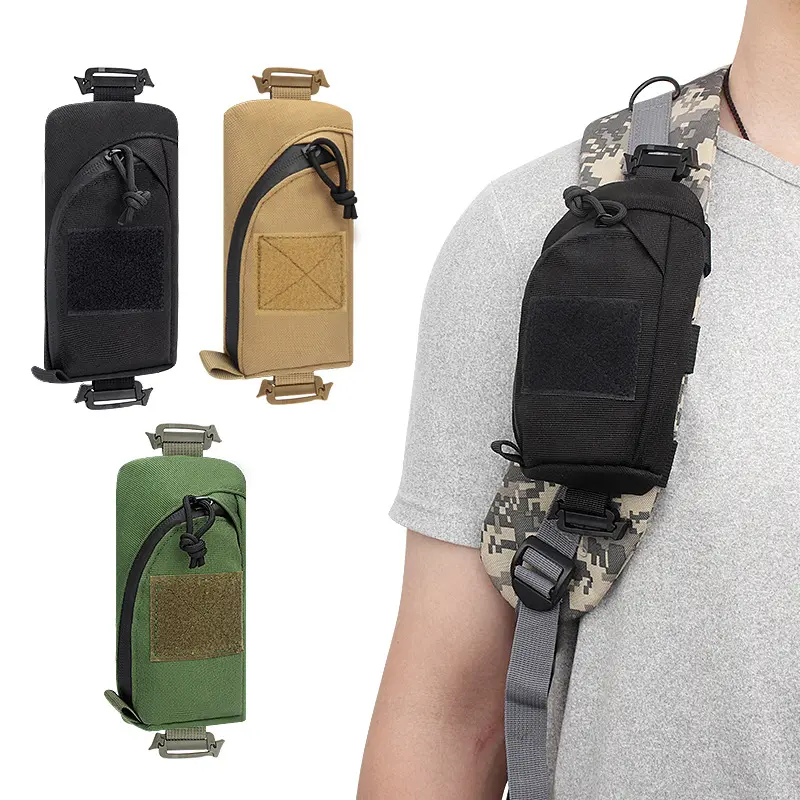 Benutzer definiertes Logo Radfahren Telefon Tasche Schulter Gürtel tasche Laufen Sport Wasserdichte Tactical Medical Molle Tasche für Männer