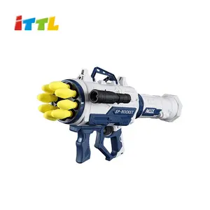 ITTL işık gerçekçi ses elektronik oyuncak atıcılık sprey 12 yumuşak kurşun açık oyun başlatıcısı silah oyuncaklar