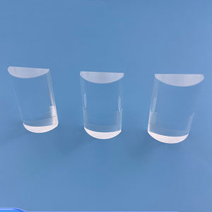 عدسة أسطوانية محدبة مستوية من السيليكا المصهورة/الزجاج البصري BK7 مع طلاء مضاد للانعكاس بجودة سطح أفضل من درجات CDGM كورنينج شوت - Product Image 3