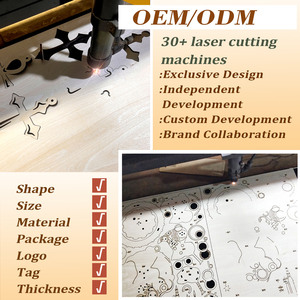 Échantillons <span class=keywords><strong>gratuits</strong></span> contreplaqué de bambou MDF bois acrylique service de découpe laser gravure C02 LOGO impression UV service personnalisé - Product Image 3