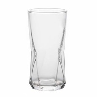 Verre à whisky, bière, jus, style européen, design géométrique créatif, 0,45 L, passe au lave-vaisselle, design moderne, pour les fêtes, verre highball