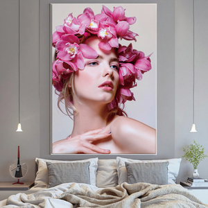Arte de Pared Chic con Diseño de Rubia, Impresión de Retrato de Estilo Pop Moderno, Decoración de Pared Elegante para Sala de Estar, Dormitorio, Salón de Belleza - Product Image 3
