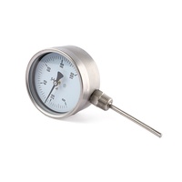 Termometer Bimetal Ganda Tahan Ledakan Kontak Listrik Transmisi Jarak Jauh Penunjuk Aksial Radial IP55 Baja Tahan Karat