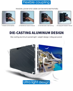 Pantalla LED de paso fino para interiores, venta al por mayor de fábrica, P1.5 P1.8 P2 P2.5, montaje en pared, video wall sin costuras para publicidad en conferencias - Product Image 4