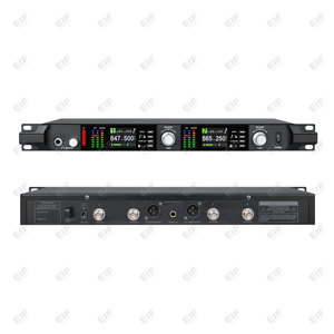 ระบบไมโครโฟนไร้สายแบบ True Diversity สองช่องสัญญาณ EIF ADX800 Professional KSM11 Beta58 สำหรับคาราโอเกะ XLR - Product Image 6