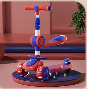 Scooter pour enfants en gros 2-12 ans peut s'asseoir Perambulator <span class=keywords><strong>musique</strong></span> trois roues Scooter Scooter enfants - Product Image 2