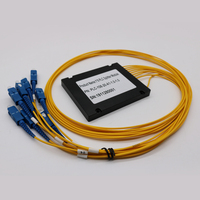 Powtech PLC Splitter ABS kotak 1x64 FTTH serat adaptor