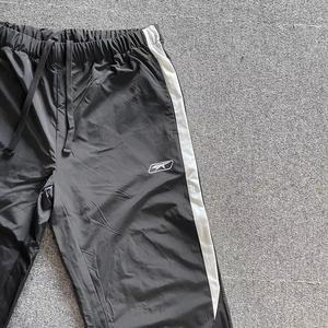 Custom Splicing Straight Leg Casual <strong>Jogger</strong> <strong>Polyester</strong> Flat Rope Sports <strong>Jogger</strong> 240gsm Heavyweight Inside Pocket <strong>Jogger</strong> - Product Image 2