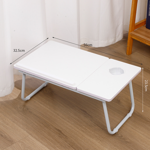 Adjustable Portable Breakfast Serving Bed <strong>Tray</strong> Foldable Laptop Table with Tilting Feature - Product Image 2
