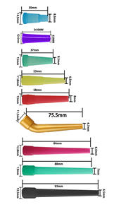 Embout buccal jetable en or 58 mm pour accessoires de nébuliseur, embouts de chicha colorés pour <span class=keywords><strong>clearomiseur</strong></span> - Product Image 5
