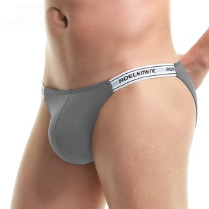 Slips de bain respirants pour hommes, sous-vêtements sans couture en Spandex personnalisé, vente en gros, sexy, grandes tailles, <span class=keywords><strong>sport</strong></span>, bambou - Product Image 1