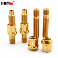 Kit de goujons de roue en titane HRMin Gr.5 Ti-6Al-4V avec écrous de roue en titane M14*1.25mm pour MINI Rolls-Royce
