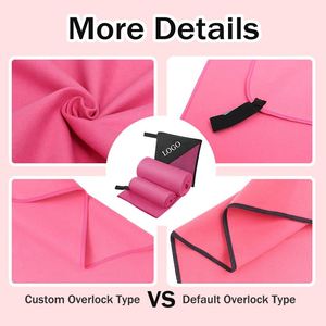 Serviette de sport et de camping en microfibre Rainleaf personnalisée, séchage rapide, super absorbante, idéale pour le voyage, avec sac en filet - Product Image 3