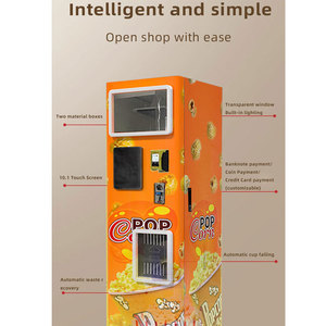 New bỏng ngô Máy bán hàng tự động hai hương vị thương mại thông minh ngọt ngào đầy đủ tự động 1 năm bảo hành - Product Image 4